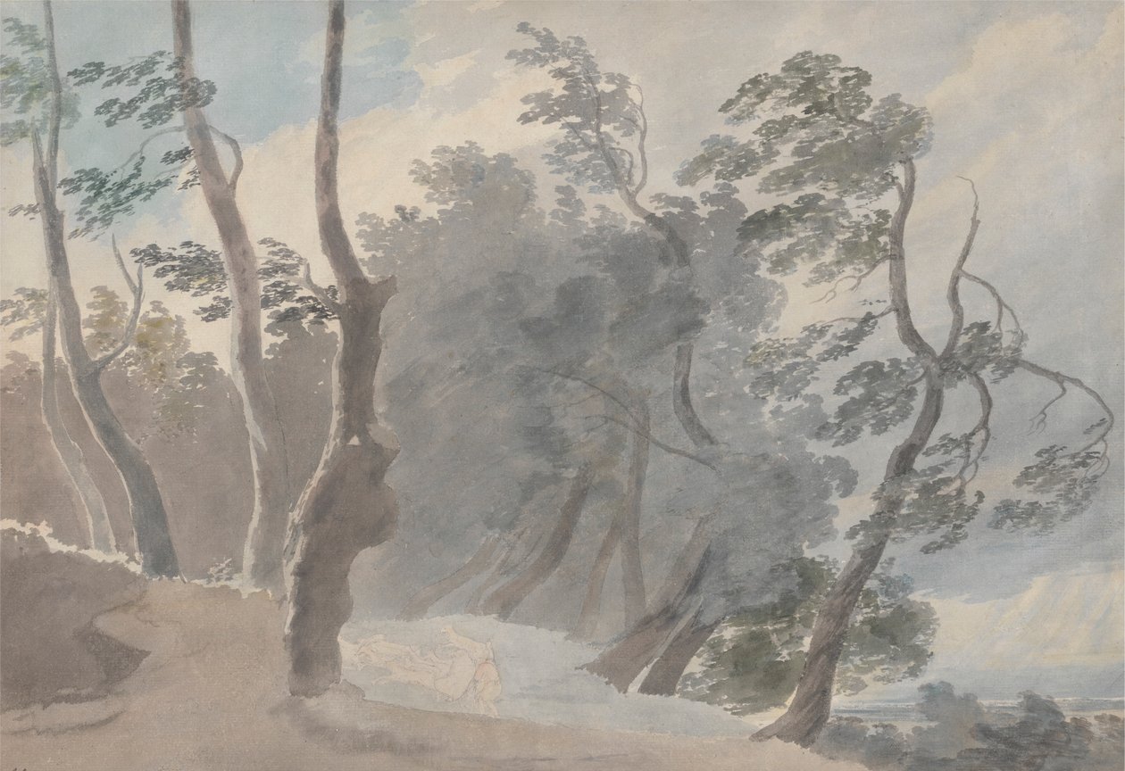 Górna Galeria, Albano autorstwa John Robert Cozens