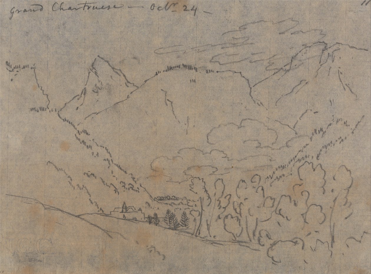 Grand Chartreuse, 24 października autorstwa John Robert Cozens