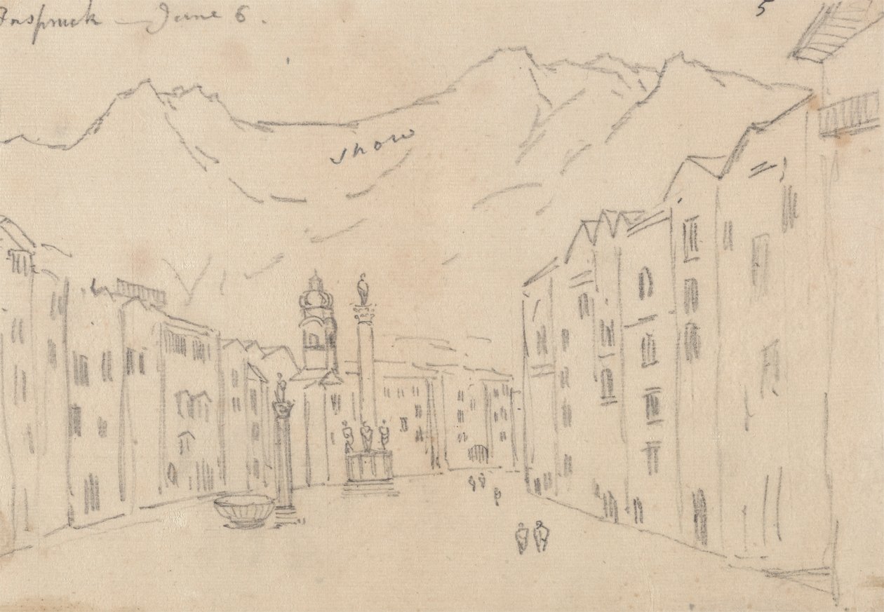 Innsbruck, 6 czerwca autorstwa John Robert Cozens