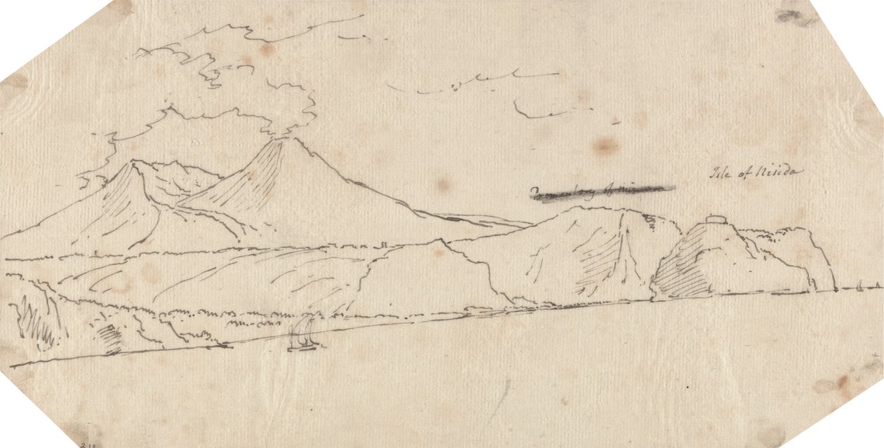 Ilha de Nisidapolish autorstwa John Robert Cozens