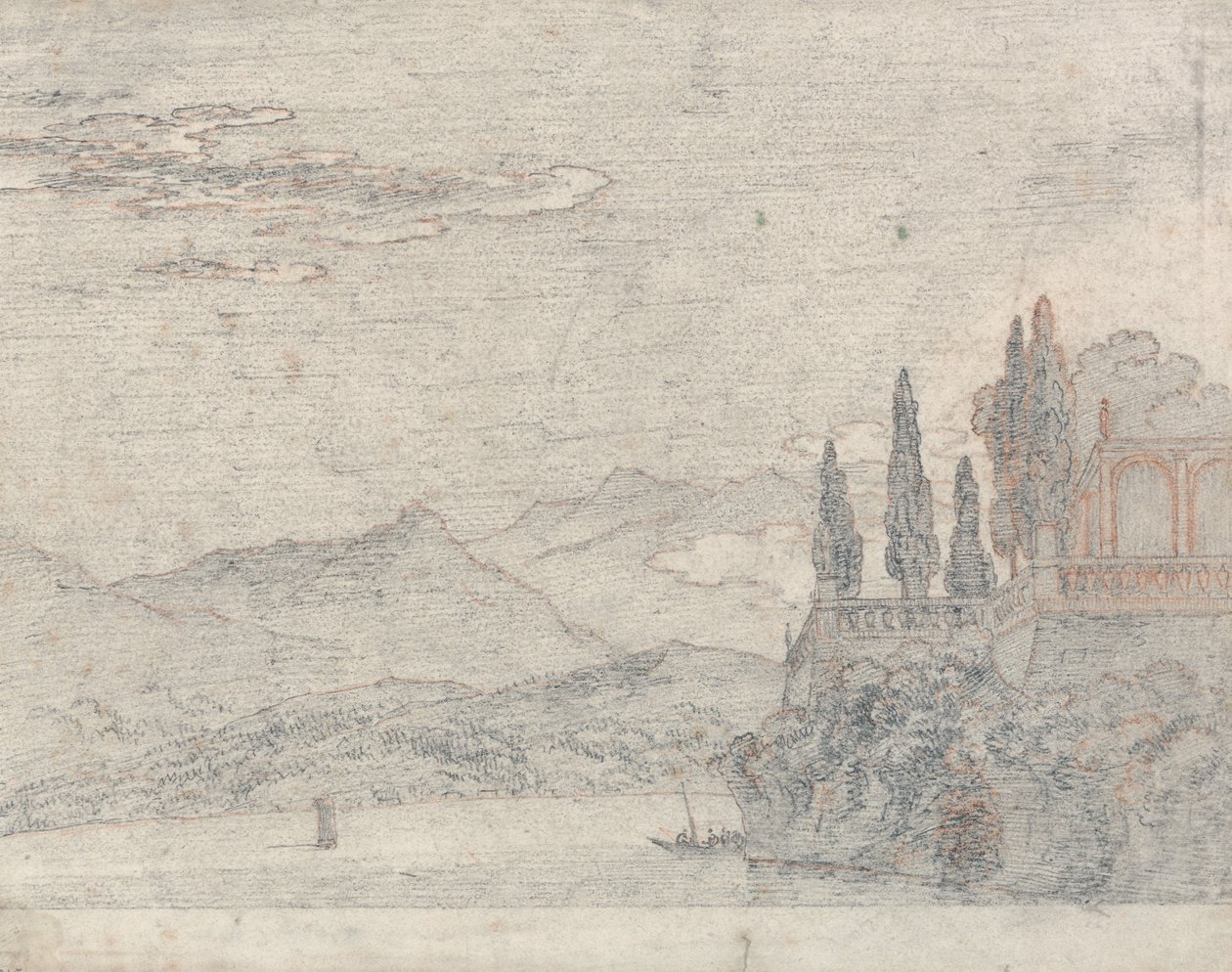 Isola Borromea, Lago Maggiore autorstwa John Robert Cozens