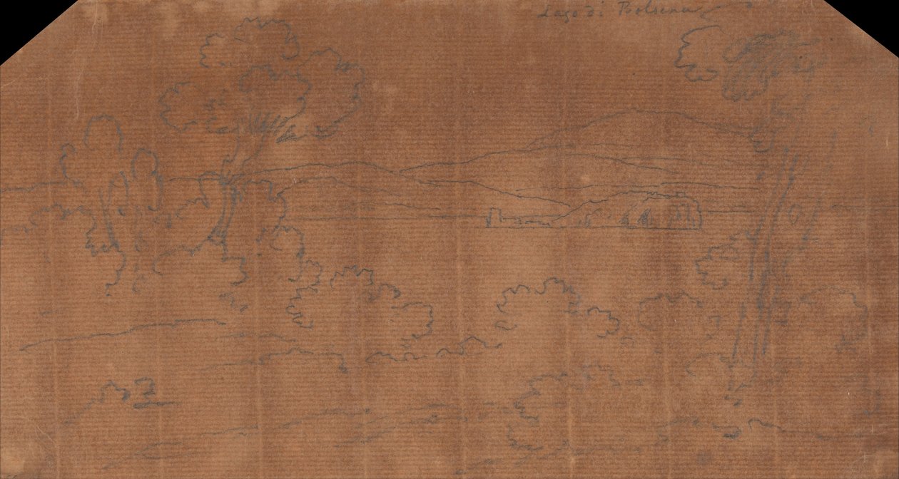 Jezioro Bolsena autorstwa John Robert Cozens