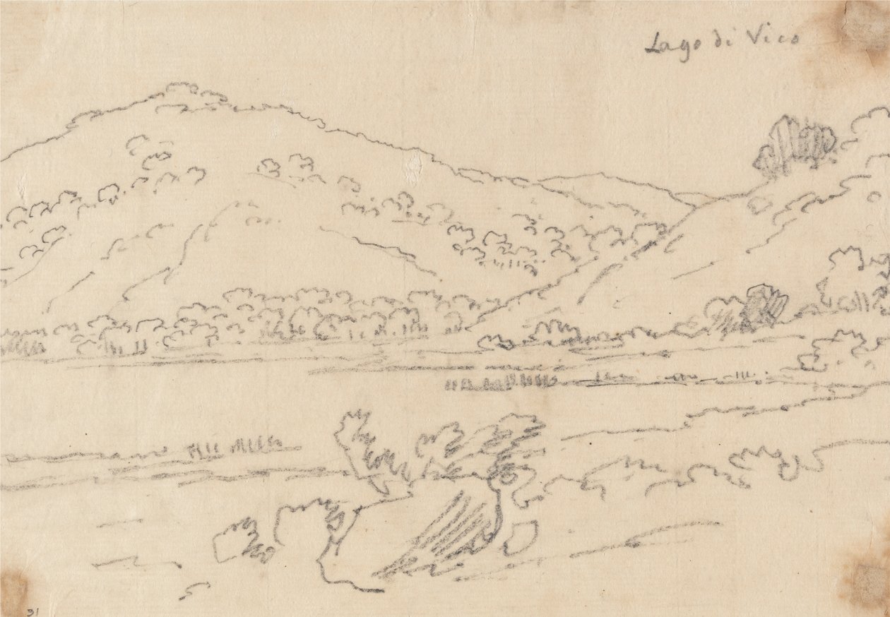 Jezioro Wiko autorstwa John Robert Cozens