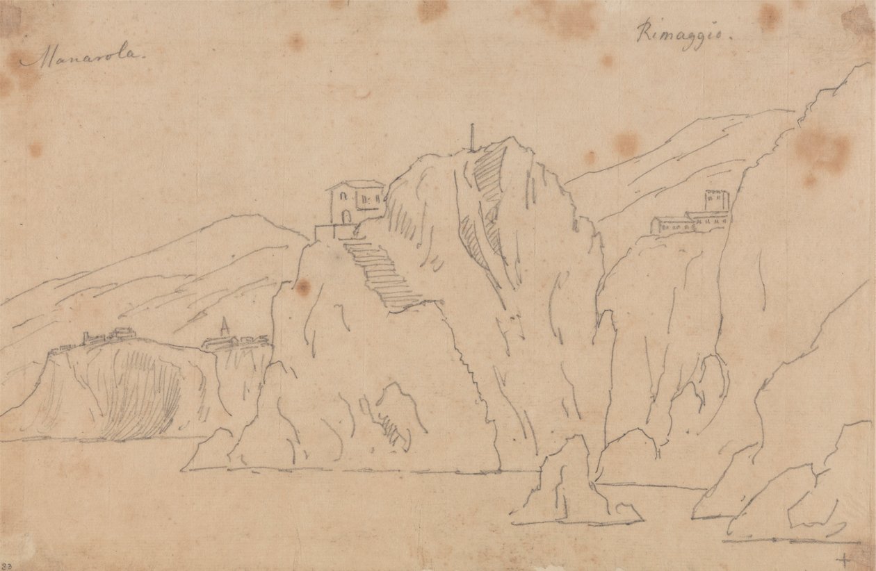 Manarola autorstwa John Robert Cozens