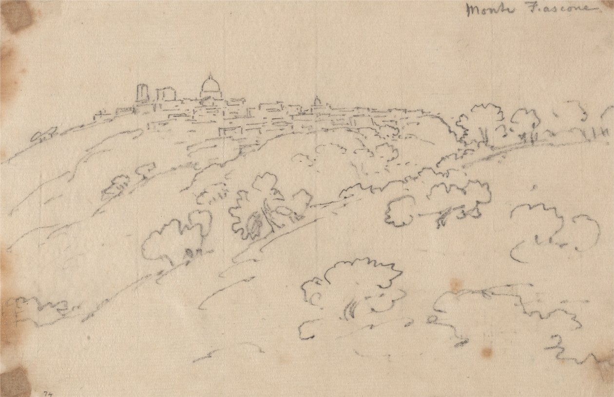 Montefiascone autorstwa John Robert Cozens