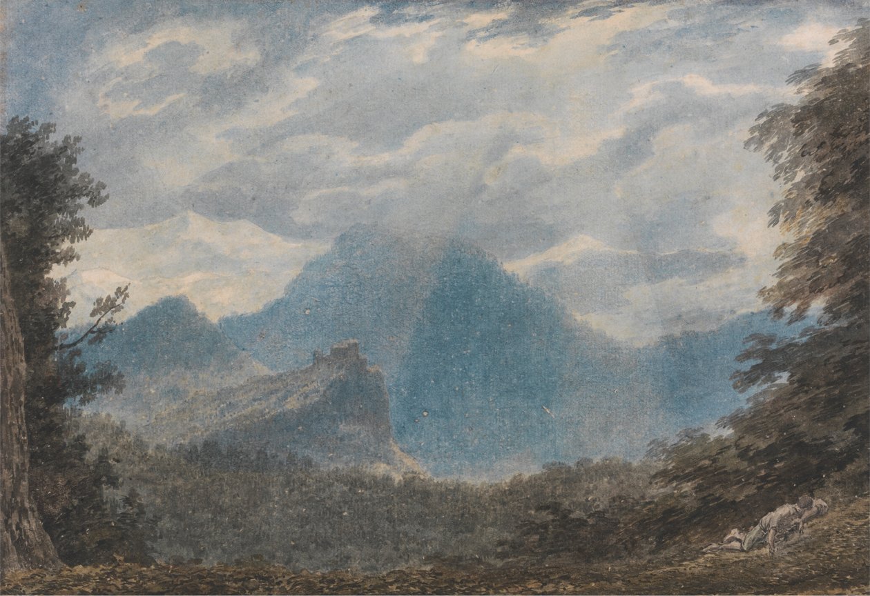 Monte della Madonna, niedaleko Argui autorstwa John Robert Cozens