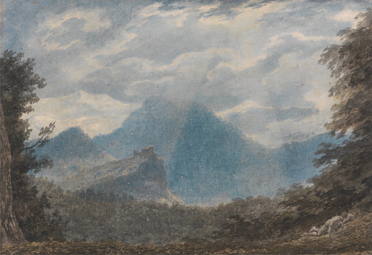 Monte della Madonna, w pobliżu Argua autorstwa John Robert Cozens