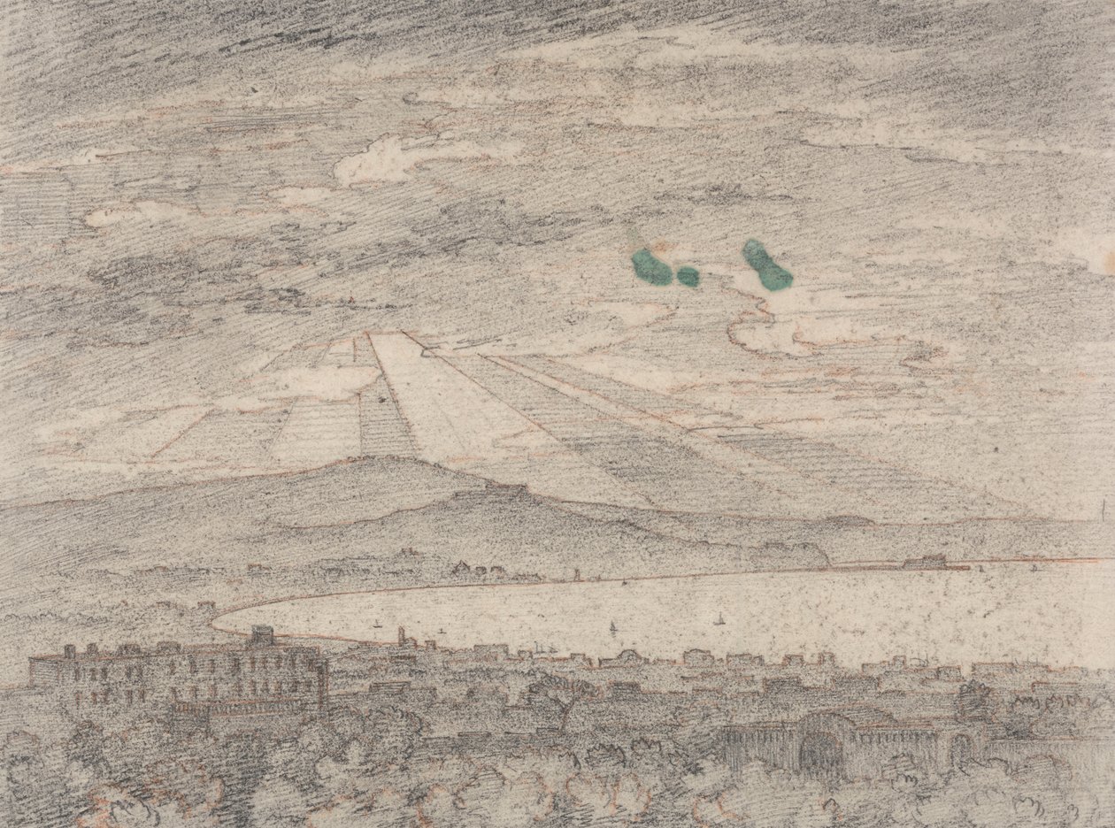 Neapol z willi Sir Williama Hamiltona, Portici autorstwa John Robert Cozens