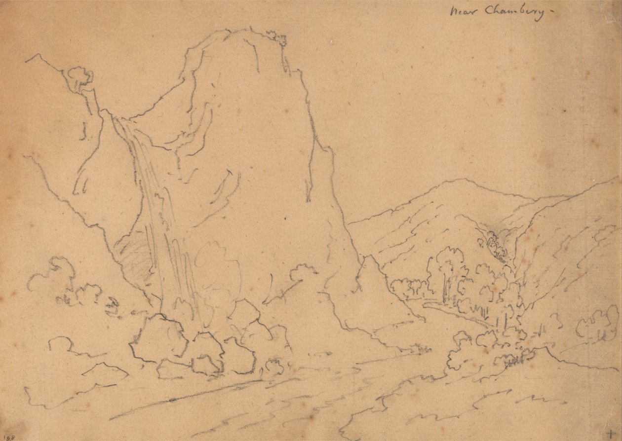 W pobliżu Chambéry autorstwa John Robert Cozens