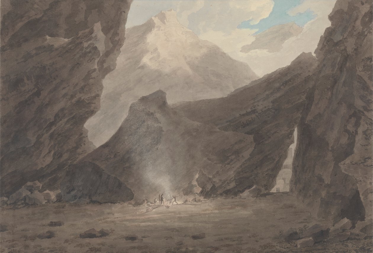 Niedaleko Chiavenna w Gryzonii autorstwa John Robert Cozens