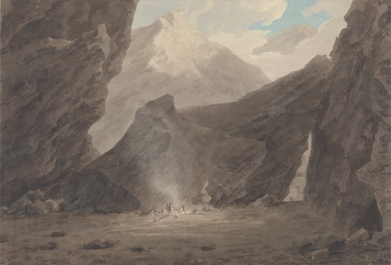 W pobliżu Chiavenna w Gryzonii autorstwa John Robert Cozens