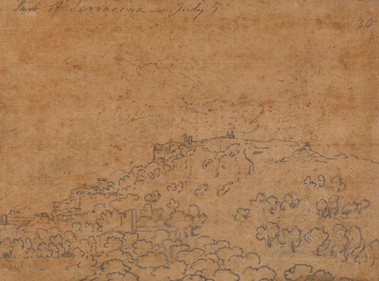 Część Terraciny, 5 lipca autorstwa John Robert Cozens