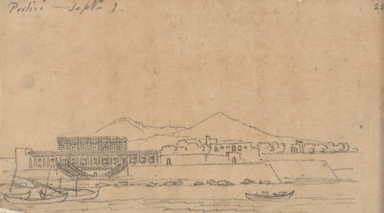Portici, 1 de setembro polonês autorstwa John Robert Cozens