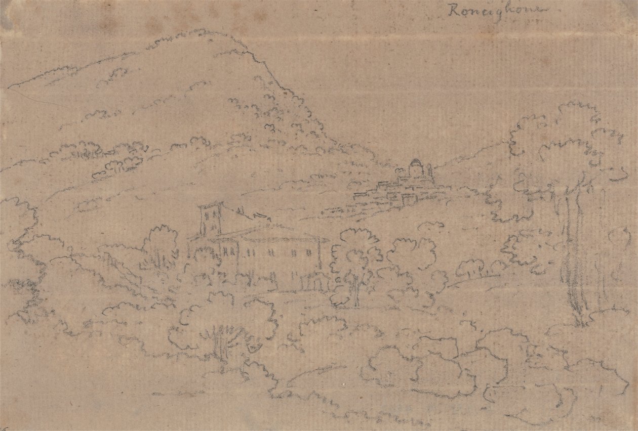 Ronciglione autorstwa John Robert Cozens