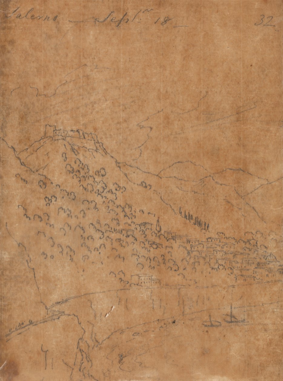 Salerno, 18 września autorstwa John Robert Cozens