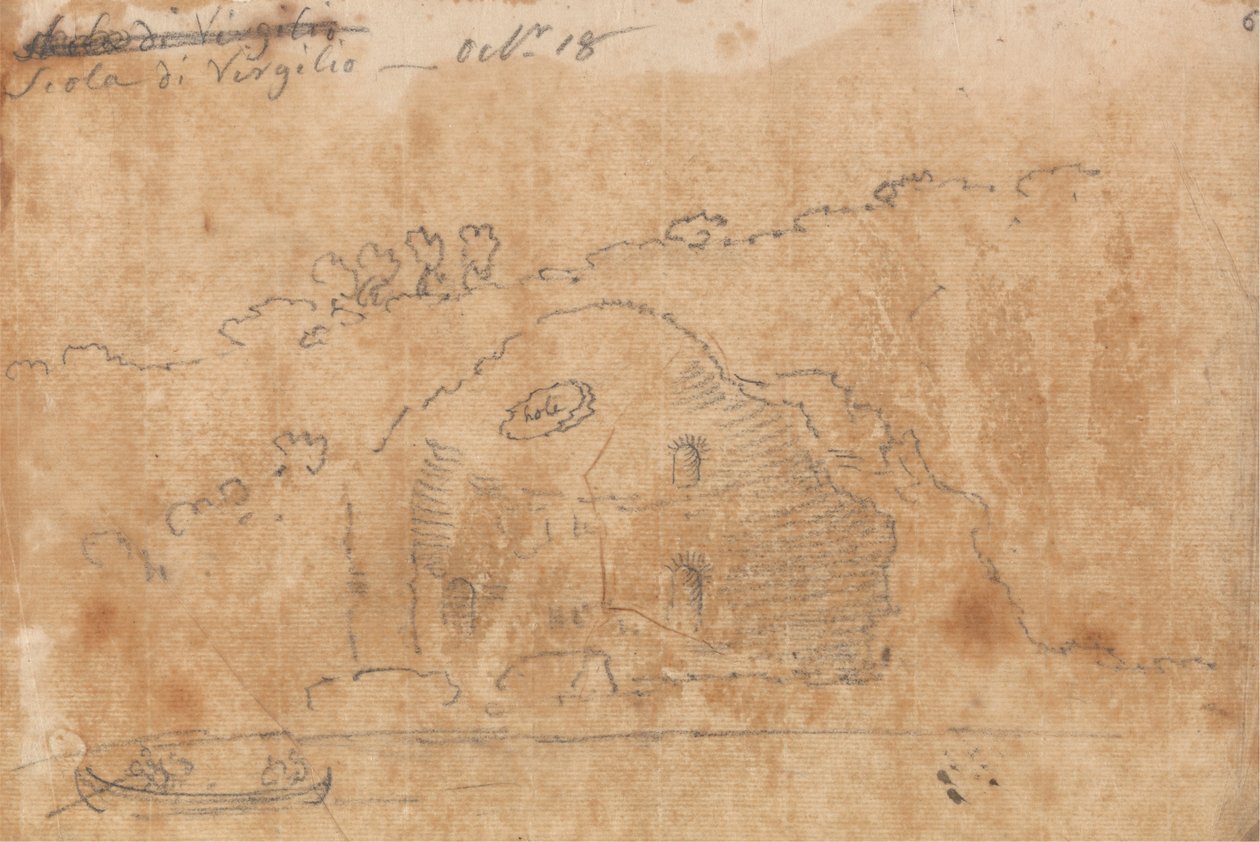 Szkoła Wergiliusza, 18 października autorstwa John Robert Cozens
