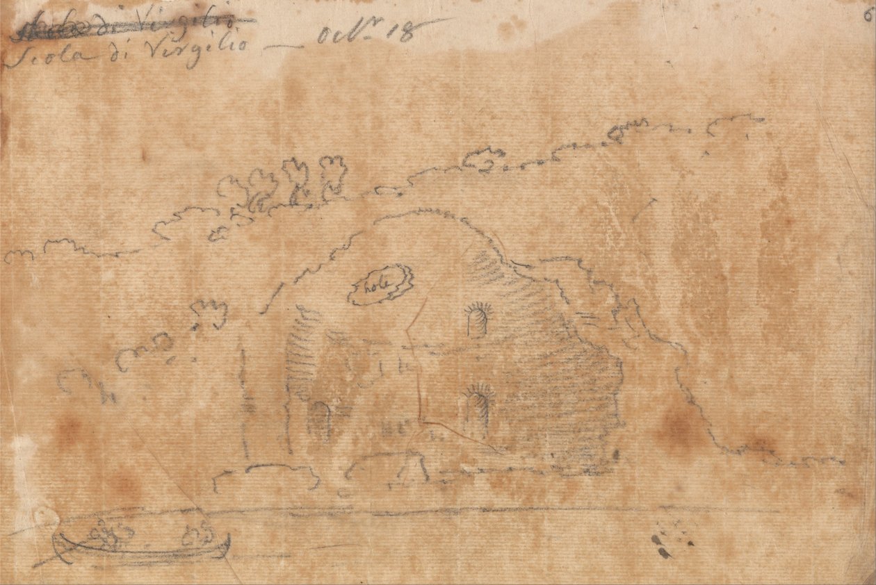 Szkoła Wergiliusza, 18 października autorstwa John Robert Cozens