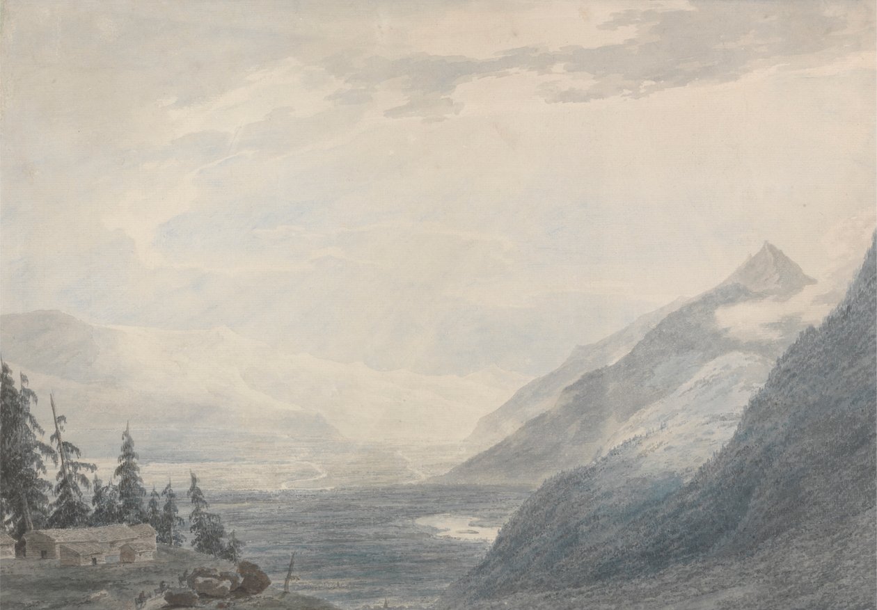 Pays de Valais autorstwa John Robert Cozens