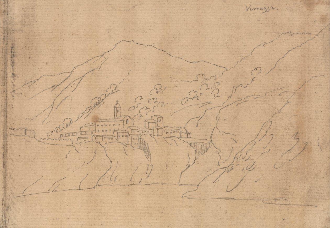 Vernazza autorstwa John Robert Cozens