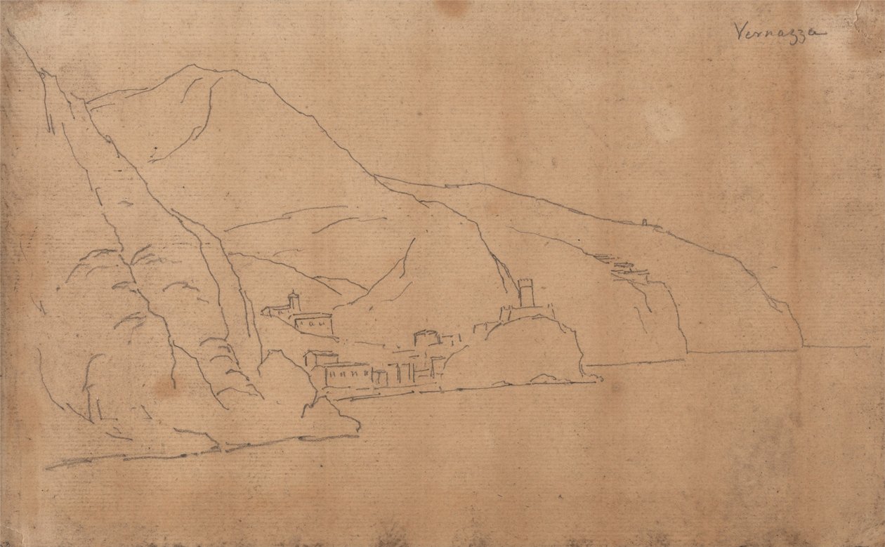 Vernazza autorstwa John Robert Cozens
