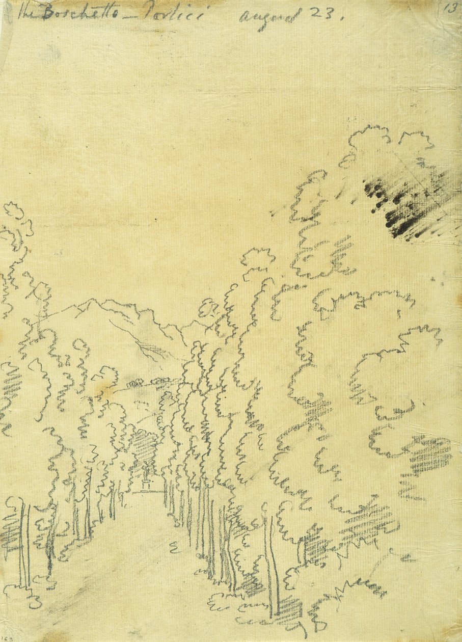 Woodland, z albumu kalek autorstwa John Robert Cozens