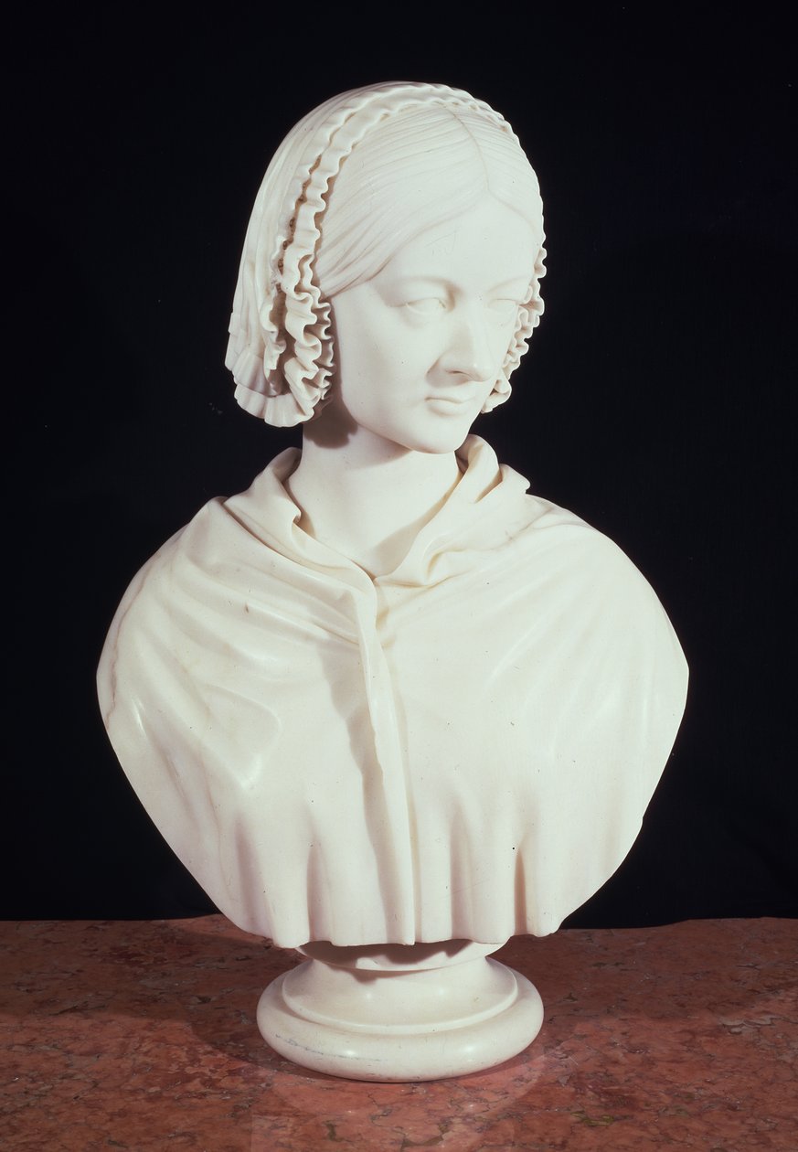 Popiersie Florence Nightingale (1820-1910) autorstwa John Robert Steell
