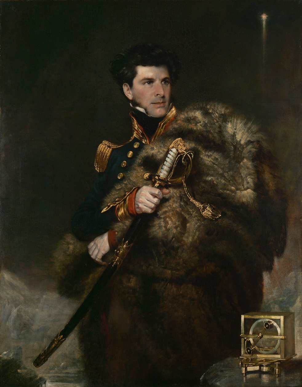 Komandor James Clark Ross (1800-1862) autorstwa John Robert Wildman