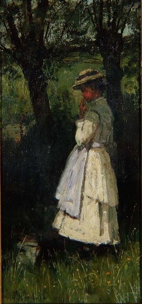 Dziewczyna nad rzeką autorstwa John Robertson Reid