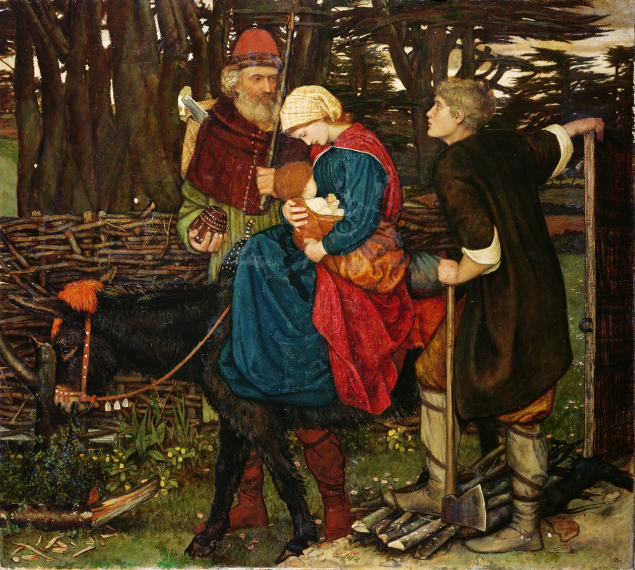 Święta Rodzina autorstwa John Roddam Spencer Stanhope