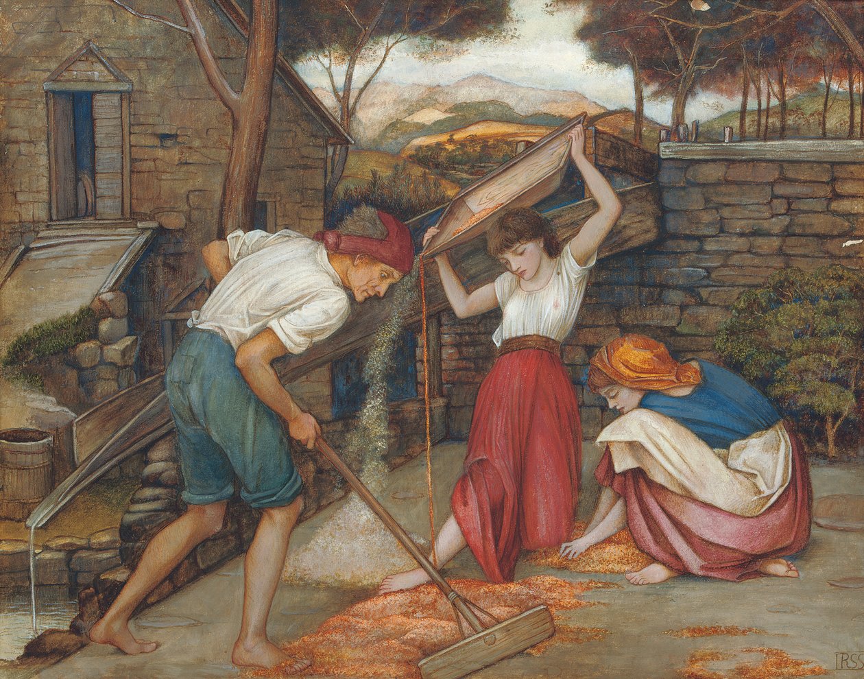 Przesiewanie autorstwa John Roddam Spencer Stanhope