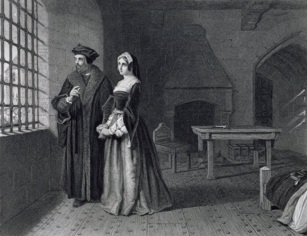 Sir Thomas More (1478-1535) grawerowane przez Outrim autorstwa John Rogers Herbert