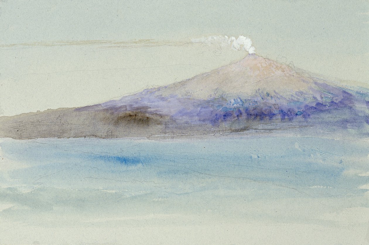 Etna z Taorminy autorstwa John Ruskin