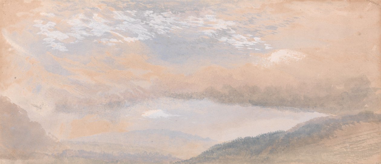 Wzgórza i niebo autorstwa John Ruskin
