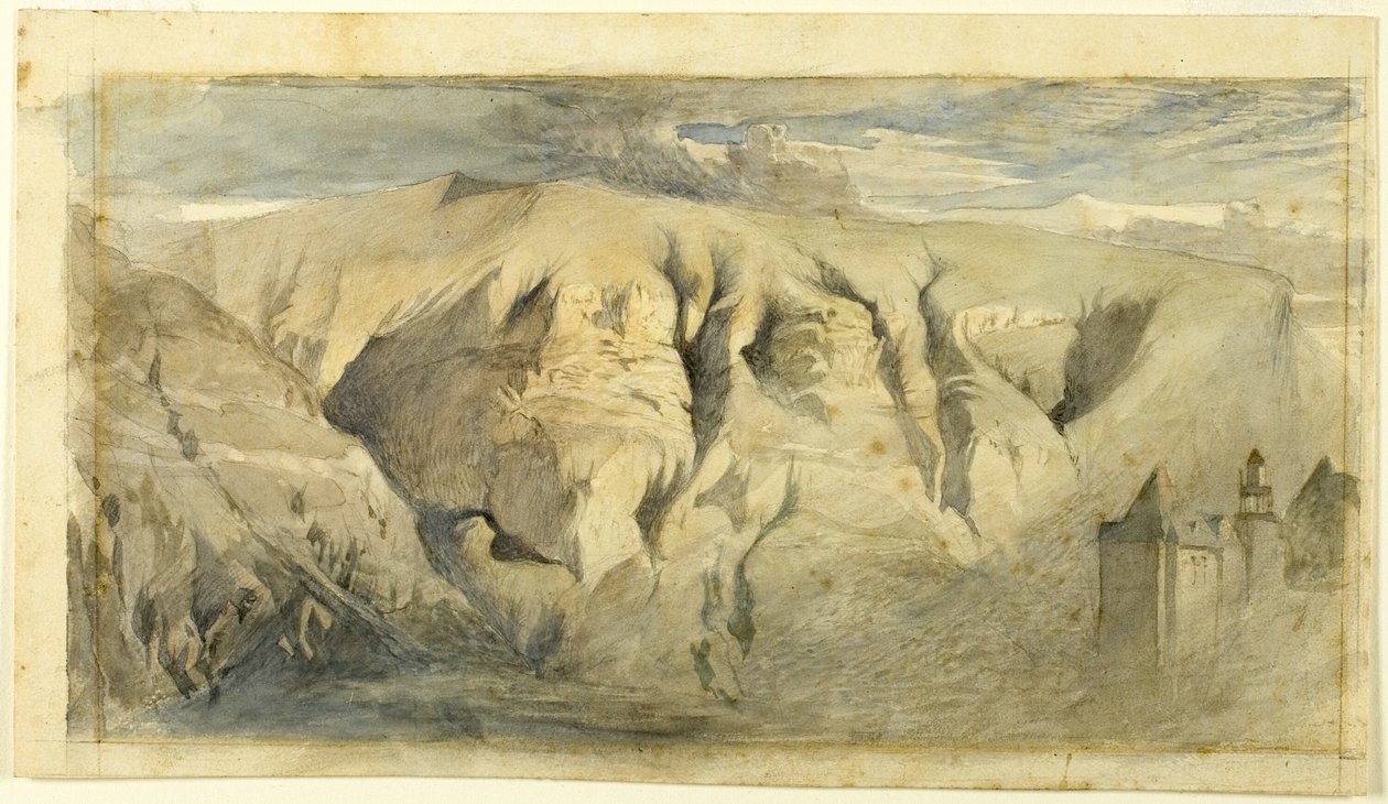Góra Saleve autorstwa John Ruskin