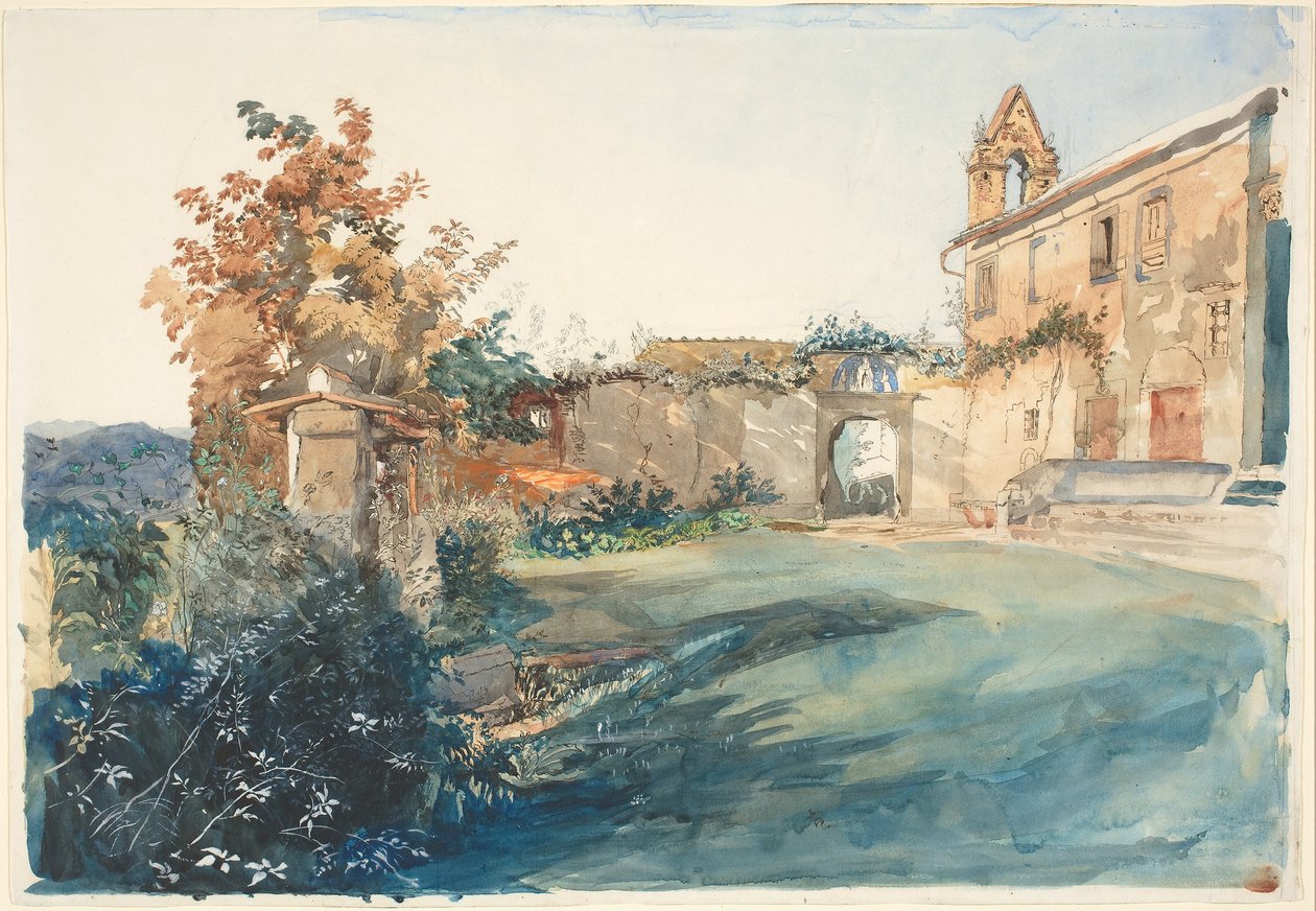 Ogród San Miniato niedaleko Florencji autorstwa John Ruskin