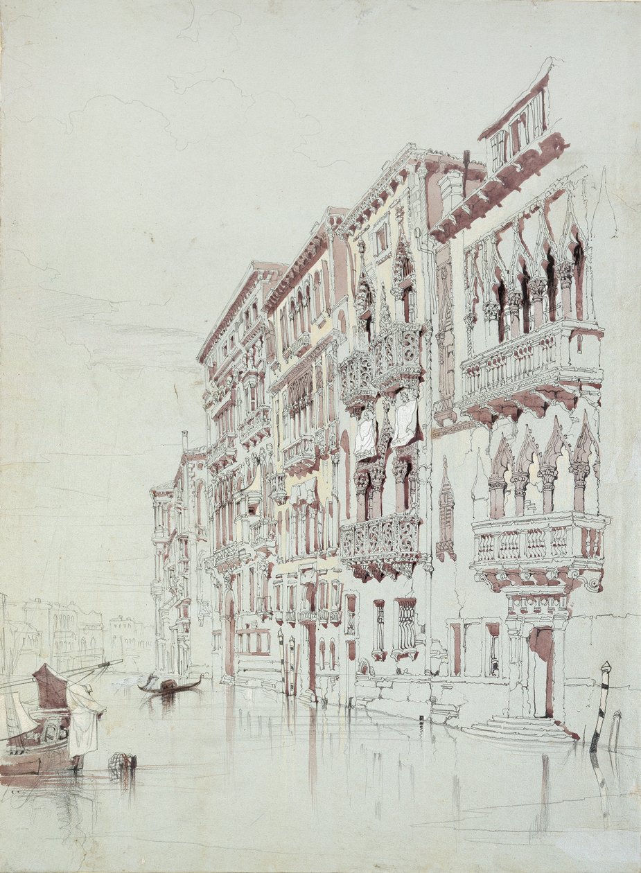 Palazzo Contarini-Fasan, Wenecja, 6 - 16 maja 1841 r. autorstwa John Ruskin