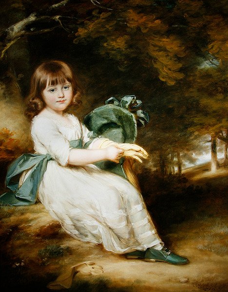 Portret Marii Sheppard autorstwa John Russell