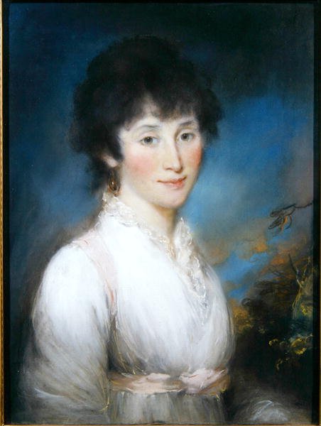 Rebekha Gines (Pani Langdon) (pastel) autorstwa John Russell