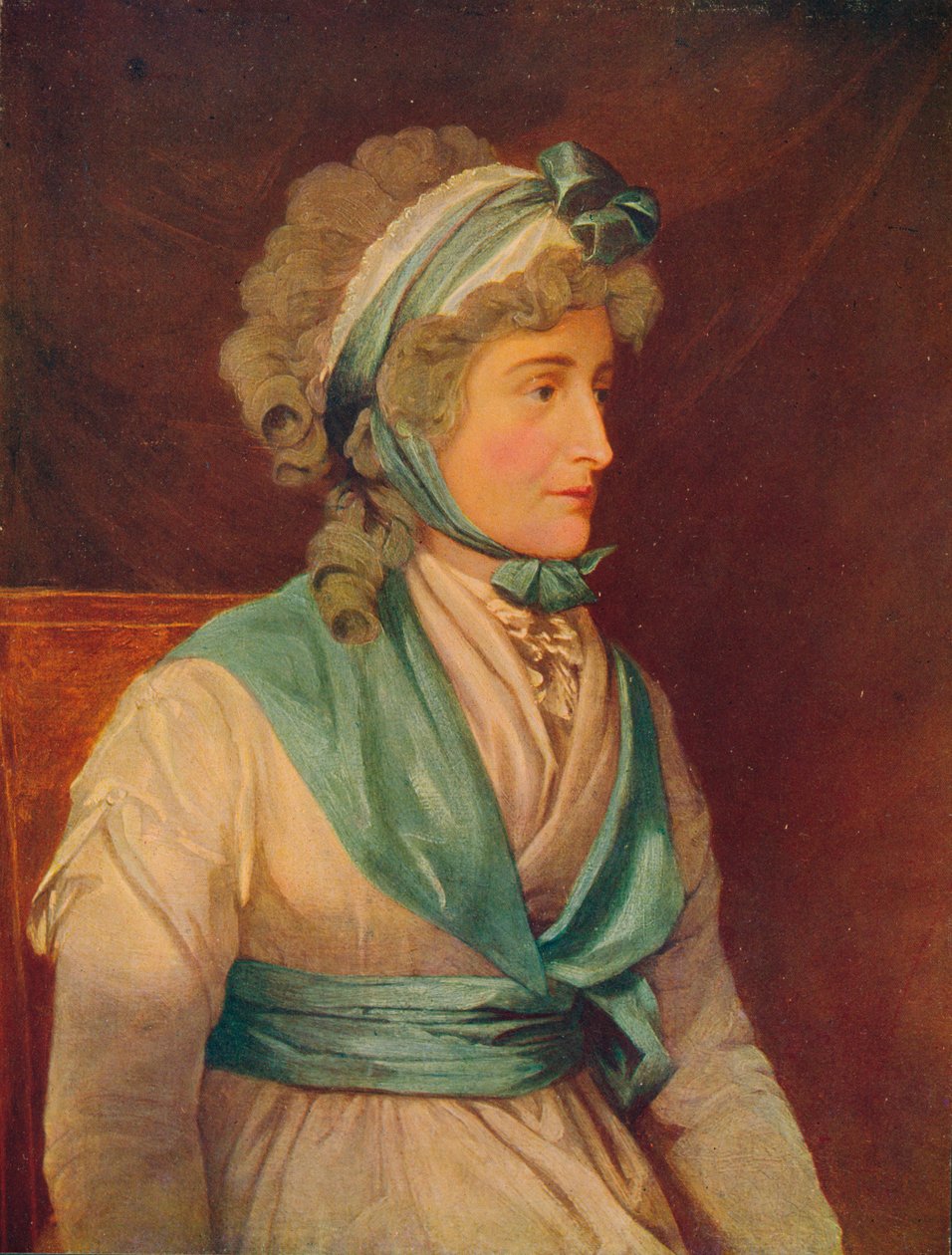 Sarah Siddons 1755-1831, XVIII-wieczna angielska aktorka tragiczna, 1906 autorstwa John Russell