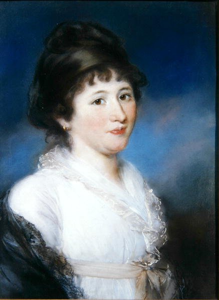 Susan Gines (Pani Fryzjer) (pastel) autorstwa John Russell