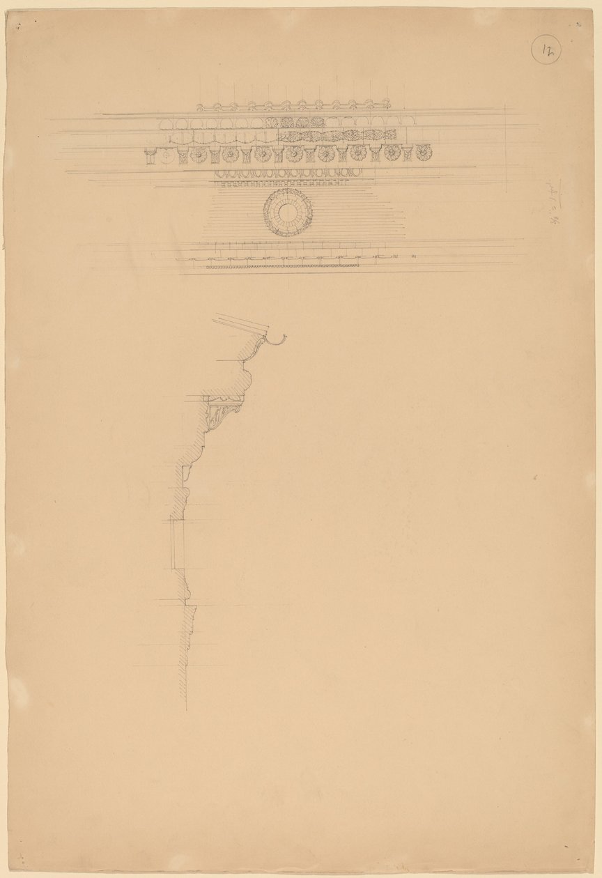 Badanie Listew autorstwa John Russell Pope
