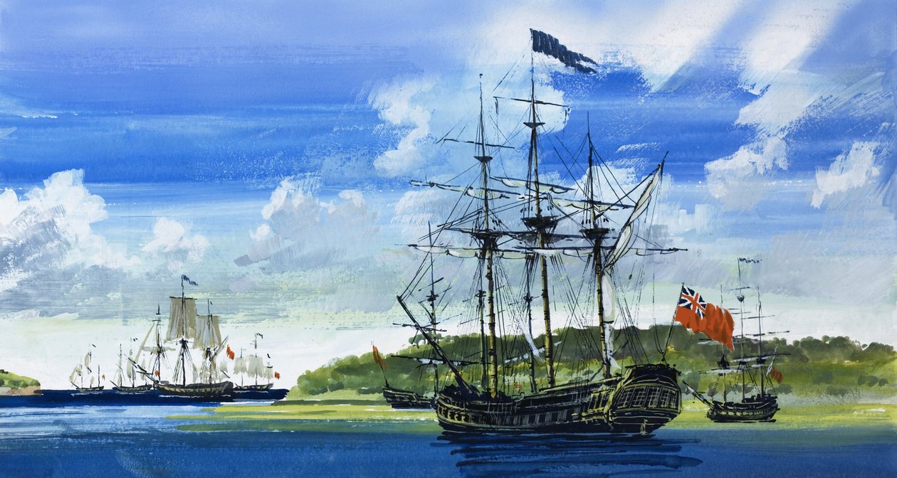 Brytyjski statek autorstwa John S. Smith