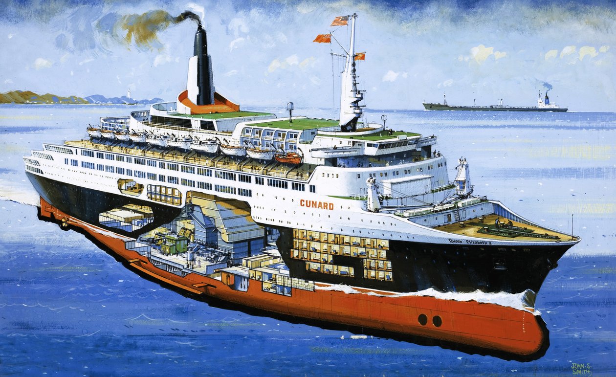 Królowa Elżbieta II autorstwa John S. Smith