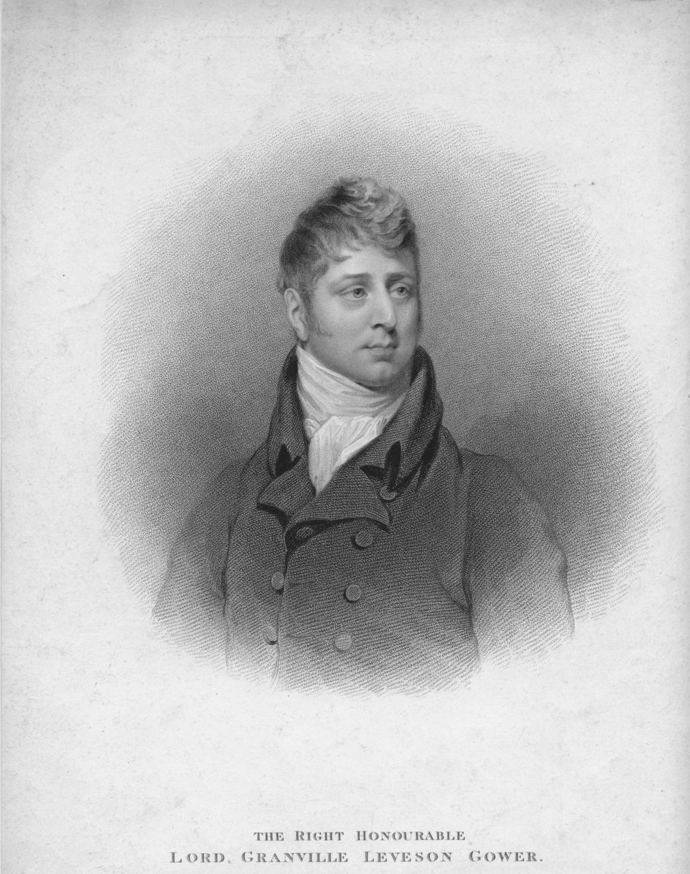 Szanowny Lord Granville Leveson Gower, 1813. autorstwa John Samuel Agar