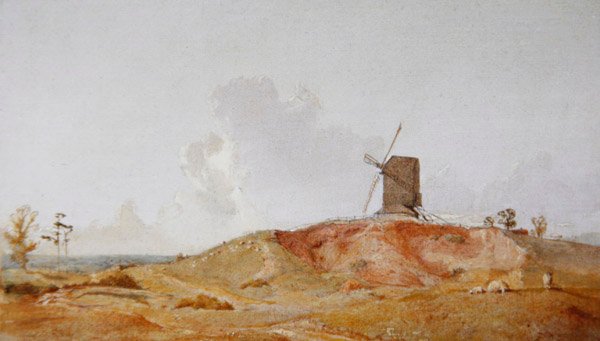Sussex Mill, letnie popołudnie autorstwa John Samuel Raven