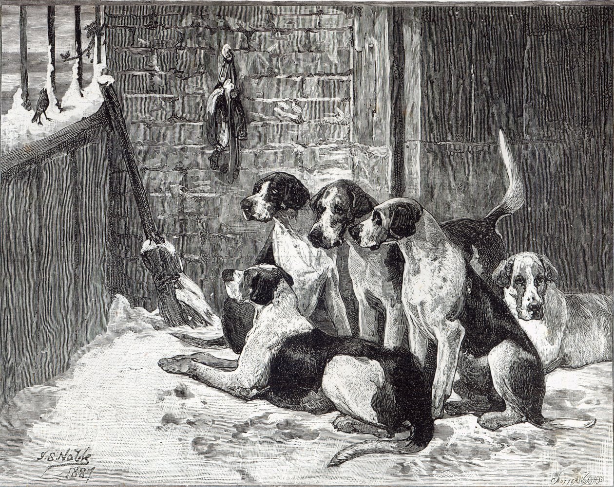 Kolęda wigilijna z „Godziny wypoczynku”, 1888 r. autorstwa John Sargent Noble