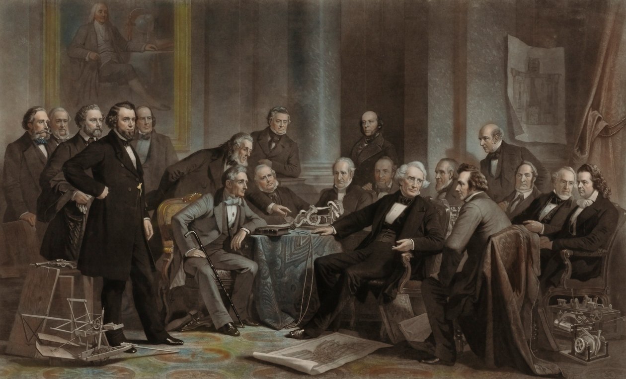 Ludzie postępu i wynalazczości (Cooper Union, 1857) autorstwa John Sartain