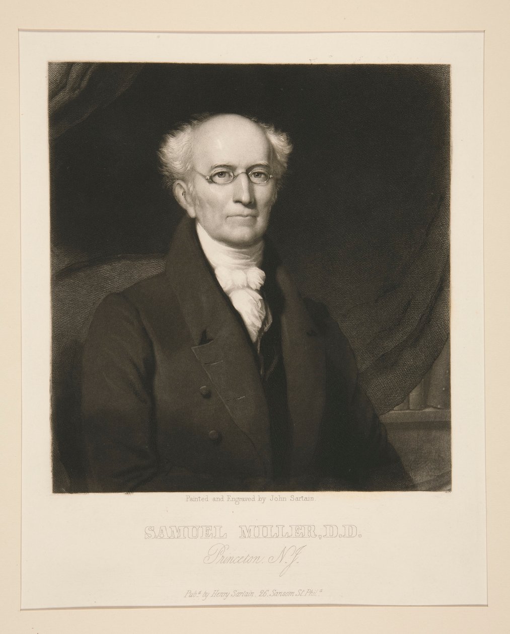 Samuel Miller, DD autorstwa John Sartain