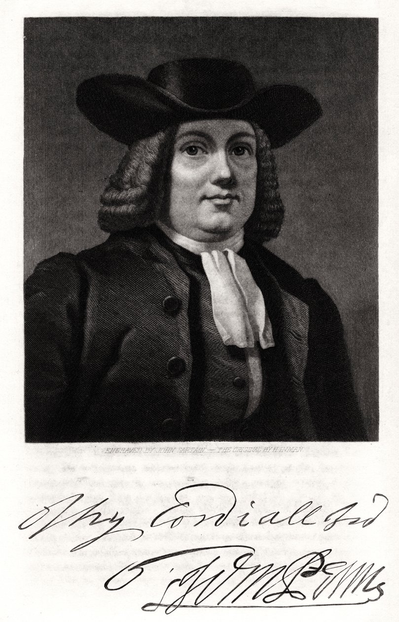 William Penn, XIX wiek. autorstwa John Sartain
