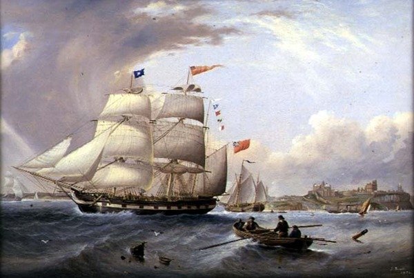 „Złota Wiosna” u Tynemouth autorstwa John Scott